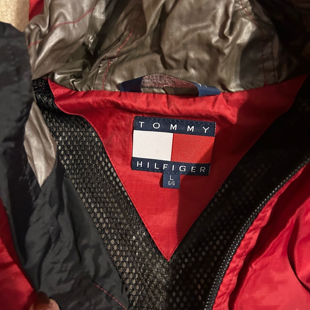 Tommy Hilfiger nylon pullover, Large, like new